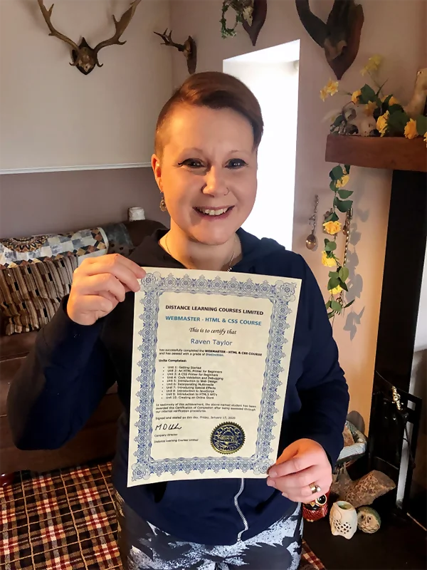 Picture of a recent Distance Learning Centre Graduate